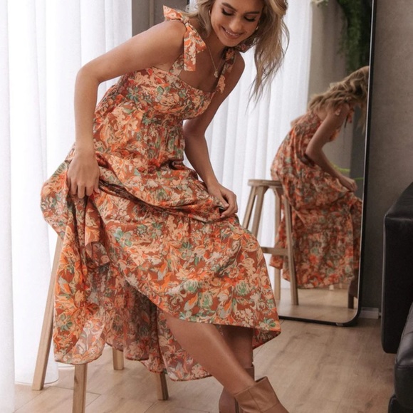 Petal & Pup Dresses & Skirts - KEIKO DRESS - TAN